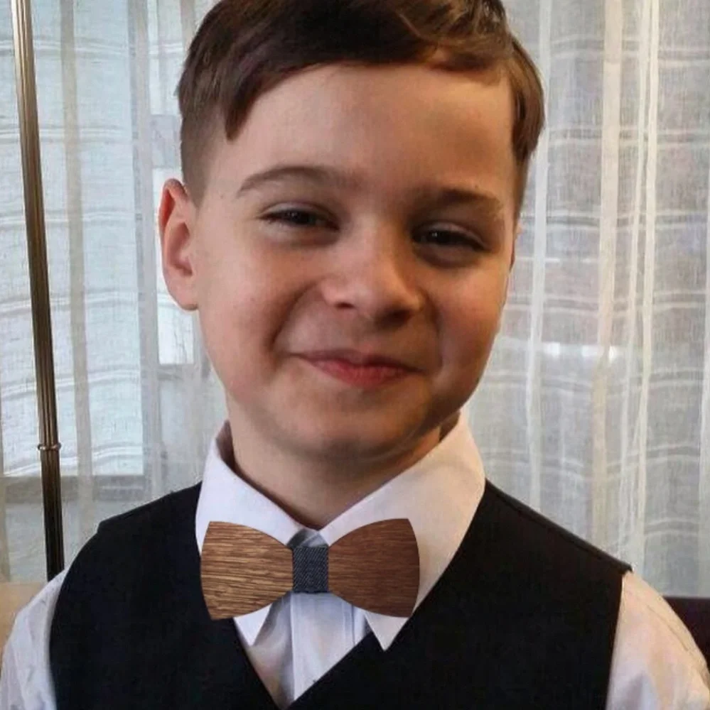 Handmade Wood Bow Tie High Quality Lightweight